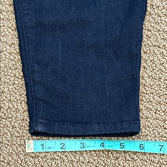 NEW Eileen Fisher Organic Cotton High Rise Denim Jeggings sz Large Utility Blue - Picture 13 of 13